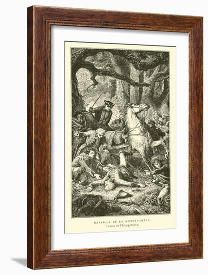 Battle of the Monogahela, 1755-Felix Philippoteaux-Framed Giclee Print