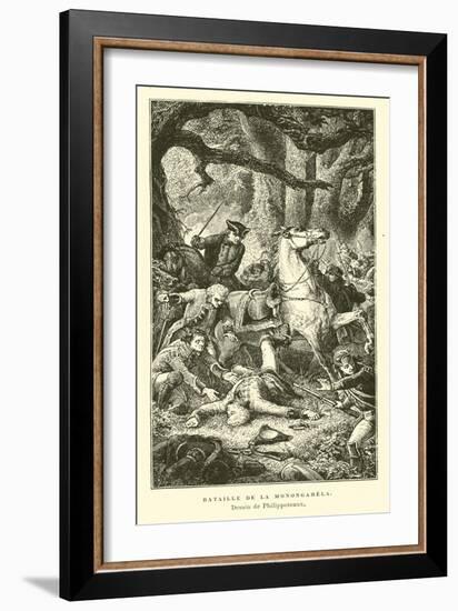 Battle of the Monogahela, 1755-Felix Philippoteaux-Framed Giclee Print