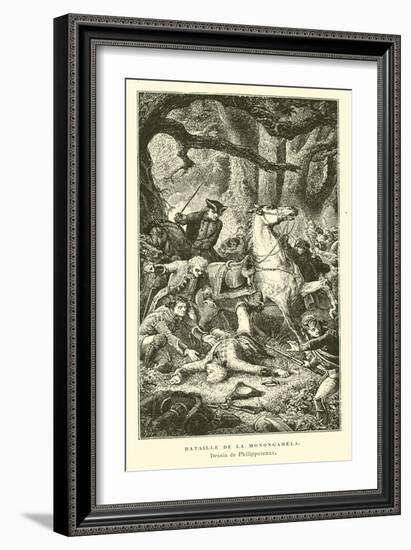 Battle of the Monogahela, 1755-Felix Philippoteaux-Framed Giclee Print