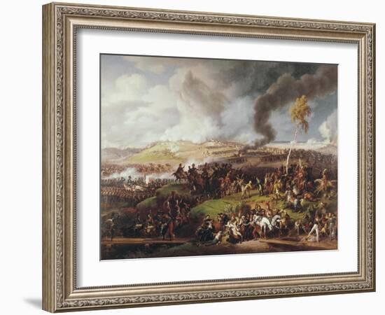 Battle of the Moskova-Louis Lejeune-Framed Art Print