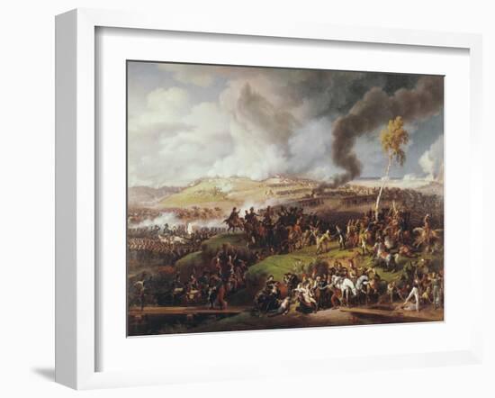 Battle of the Moskova-Louis Lejeune-Framed Art Print