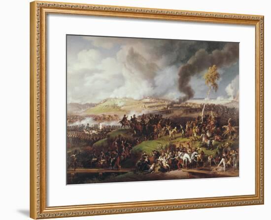 Battle of the Moskova-Louis Lejeune-Framed Art Print