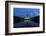 Battle of the nations monument, Leipzig by the blue hour, water reflection-UtArt-Framed Photographic Print