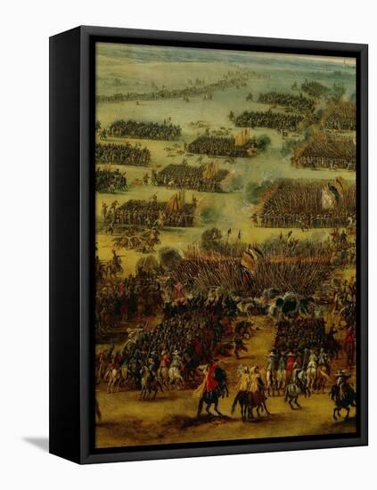 Battle of the Prince of Orange, Detail the Regiments-Pieter Bruegel the Elder-Framed Premier Image Canvas