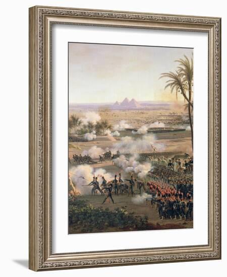 Battle of the Pyramids, 21st July 1798, 1806-Louis Lejeune-Framed Giclee Print