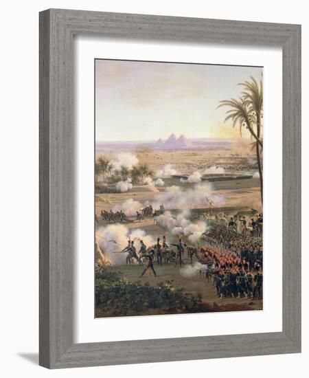 Battle of the Pyramids, 21st July 1798, 1806-Louis Lejeune-Framed Giclee Print