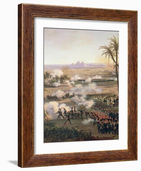 Battle of the Pyramids, 21st July 1798, 1806-Louis Lejeune-Framed Giclee Print