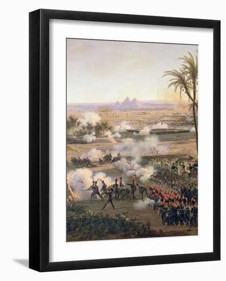 Battle of the Pyramids, 21st July 1798, 1806-Louis Lejeune-Framed Giclee Print