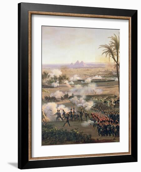 Battle of the Pyramids, 21st July 1798, 1806-Louis Lejeune-Framed Giclee Print