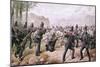 Battle of the Pyrenees, 1813, 1900-Richard Simkin-Mounted Giclee Print