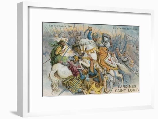 Battle of the Saracens-null-Framed Giclee Print