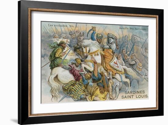Battle of the Saracens-null-Framed Giclee Print