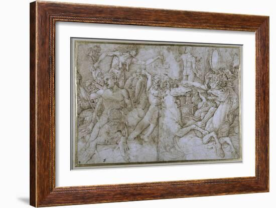 Battle of the Sea-Gods-Andrea Mantegna-Framed Giclee Print