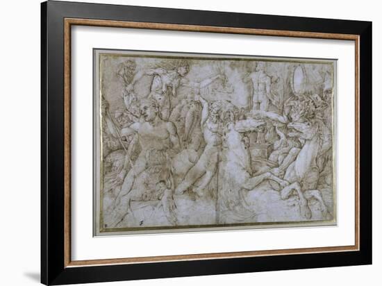 Battle of the Sea-Gods-Andrea Mantegna-Framed Giclee Print