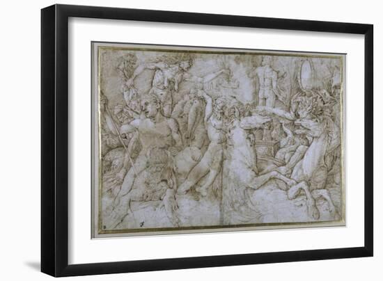 Battle of the Sea-Gods-Andrea Mantegna-Framed Giclee Print