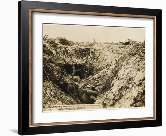 Battle of the Somme 1918-Robert Hunt-Framed Photographic Print