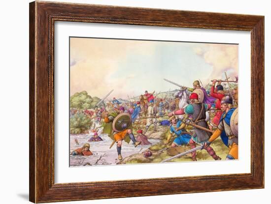 Battle of the Winwaed-Pat Nicolle-Framed Giclee Print