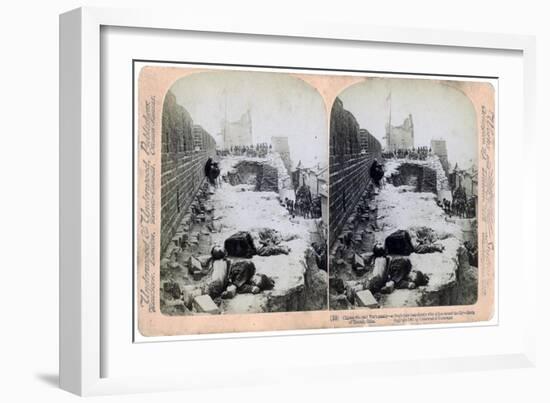 Battle of Tientsin, Boxer Rebellion, China, 1900-Underwood & Underwood-Framed Giclee Print