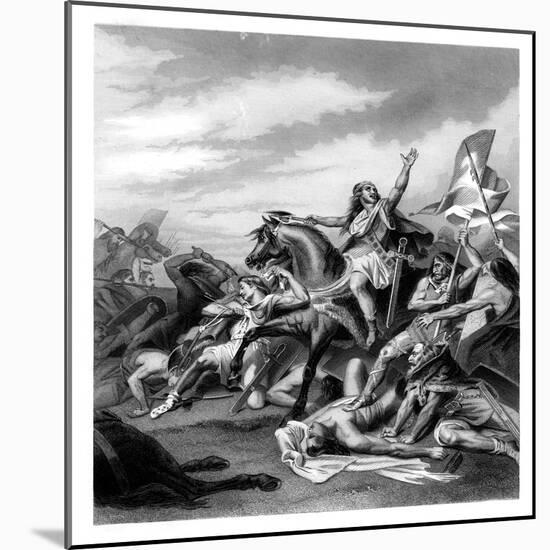 Battle of Tolbiacum, 496 Ad-DJ Pound-Mounted Giclee Print