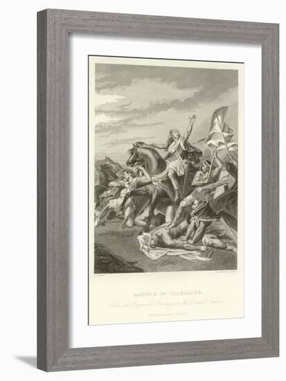 Battle of Tolbiacum-Alphonse Marie de Neuville-Framed Giclee Print