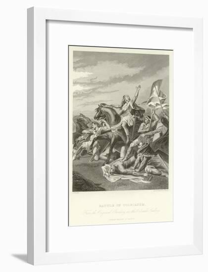 Battle of Tolbiacum-Alphonse Marie de Neuville-Framed Giclee Print