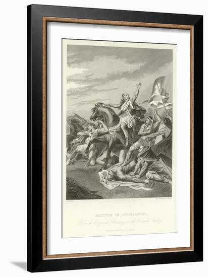 Battle of Tolbiacum-Alphonse Marie de Neuville-Framed Giclee Print