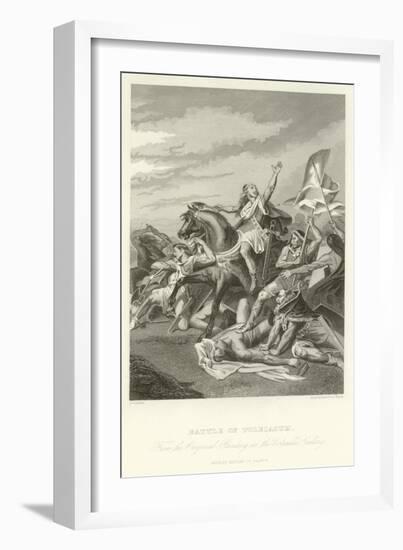 Battle of Tolbiacum-Alphonse Marie de Neuville-Framed Giclee Print