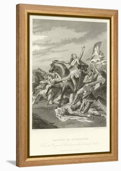 Battle of Tolbiacum-Alphonse Marie de Neuville-Framed Premier Image Canvas