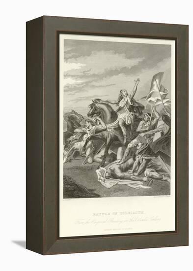 Battle of Tolbiacum-Alphonse Marie de Neuville-Framed Premier Image Canvas