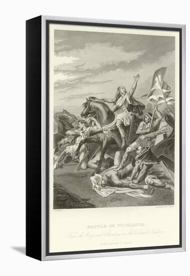 Battle of Tolbiacum-Alphonse Marie de Neuville-Framed Premier Image Canvas