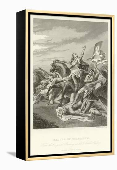 Battle of Tolbiacum-Alphonse Marie de Neuville-Framed Premier Image Canvas