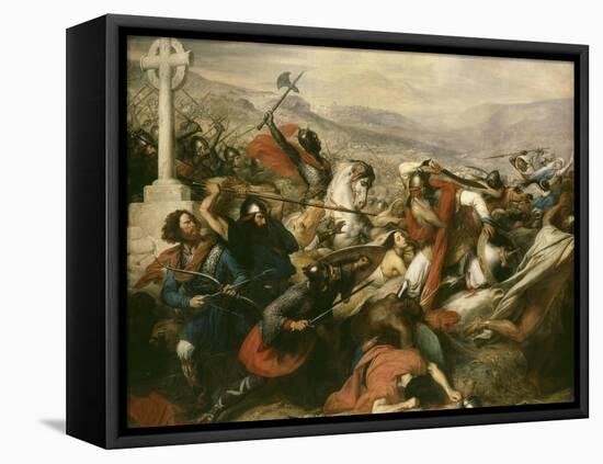 Battle of Tours (Also Called the Battle of Poitiers), France, 25 October 732-Charles Auguste Steuben-Framed Premier Image Canvas