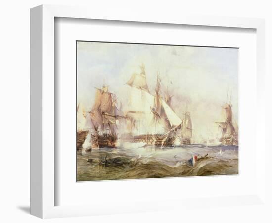 Battle of Trafalgar, 1805-George Chambers-Framed Giclee Print