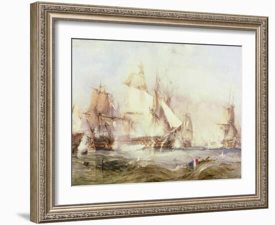 Battle of Trafalgar, 1805-George Chambers-Framed Giclee Print