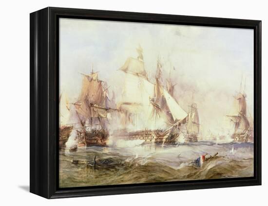 Battle of Trafalgar, 1805-George Chambers-Framed Premier Image Canvas