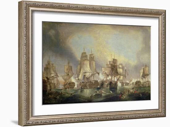 Battle of Trafalgar, 1805-William Clarkson Stanfield-Framed Giclee Print