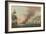 Battle of Trafalgar, 1805-Thomas Whitcombe-Framed Giclee Print