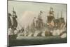 Battle of Trafalgar, 1805-Thomas Whitcombe-Mounted Giclee Print