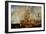 Battle of Trafalgar, 21 October 1805-J. M. W. Turner-Framed Giclee Print