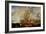 Battle of Trafalgar, 21 October 1805-J. M. W. Turner-Framed Giclee Print