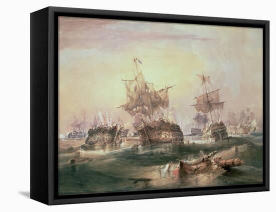 Battle of Trafalgar, 21st October 1805-William John Huggins-Framed Premier Image Canvas