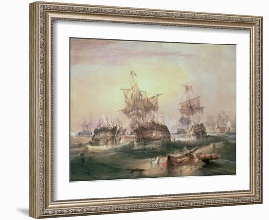 Battle of Trafalgar, 21st October 1805-William John Huggins-Framed Giclee Print