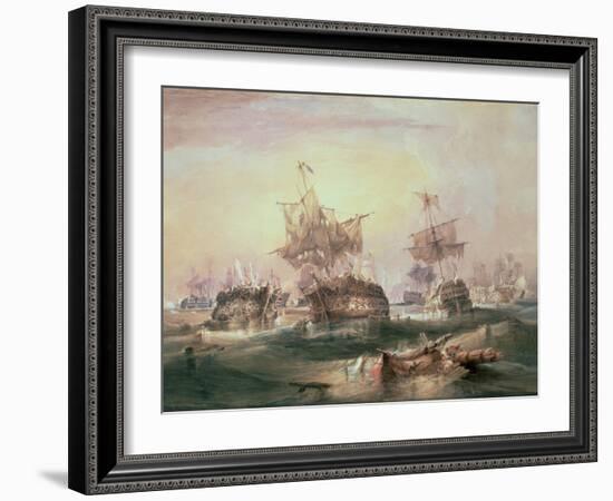 Battle of Trafalgar, 21st October 1805-William John Huggins-Framed Giclee Print