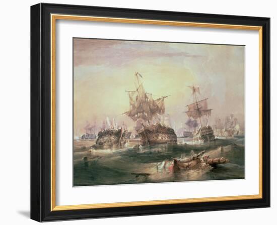 Battle of Trafalgar, 21st October 1805-William John Huggins-Framed Giclee Print