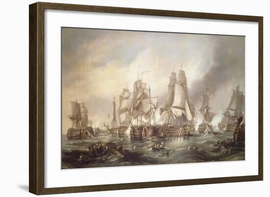 Battle of Trafalgar, October 21, 1805, Spain-null-Framed Giclee Print