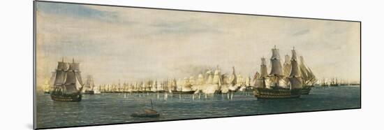 Battle of Trafalgar-Rafael Monleon Y Torres-Mounted Art Print
