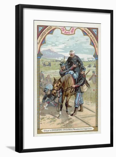 Battle of Velestino, Greco-Yurkish War, 28 April 1897-null-Framed Giclee Print