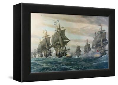 Battle Of Virginia Capes Art Print V Zveg Art Com