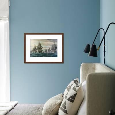 Battle Of Virginia Capes Art Print V Zveg Art Com