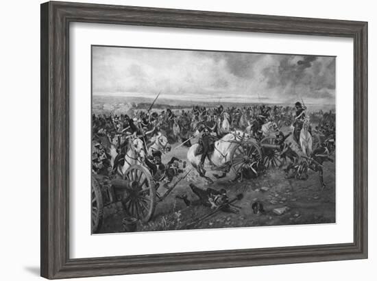 Battle of Waterloo, 1815-Henri-Louis Dupray-Framed Premium Giclee Print